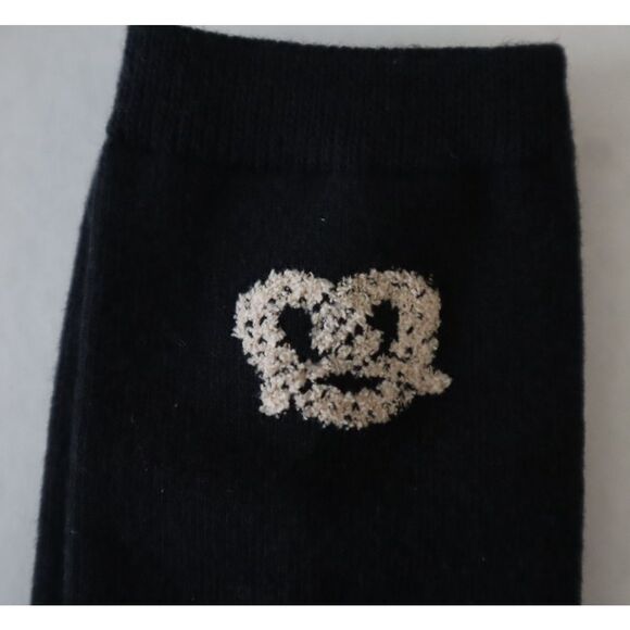 Aerie 8712629910 Women's Sz O/S Black Magic Embroidered Graphic Crew Socks - Picture 6 of 6